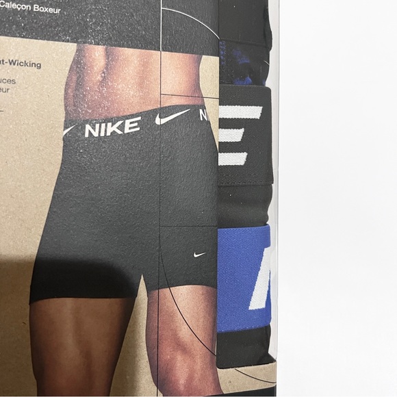 Nike Men's Dri-FIT Essential Micro Boxer Brief – 3 Pack Underwear - Picture 5 of 9